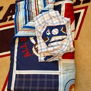 American Kids reversible twin comforter sheet set